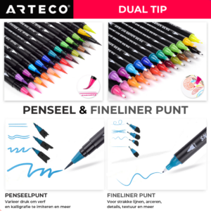 penseelstiften-dual-tip-arteco-crafts