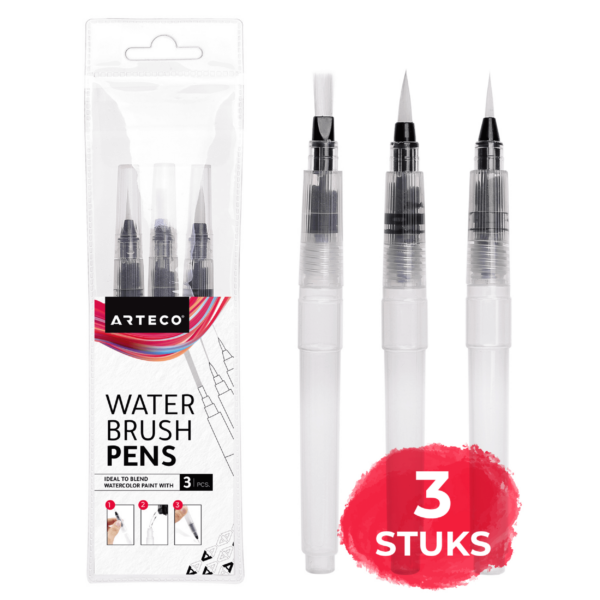 water-brush-pennen-3-stuks-arteco-crafts